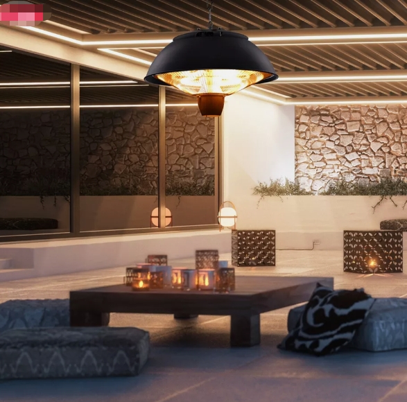 Infrared wall heater for bathroom