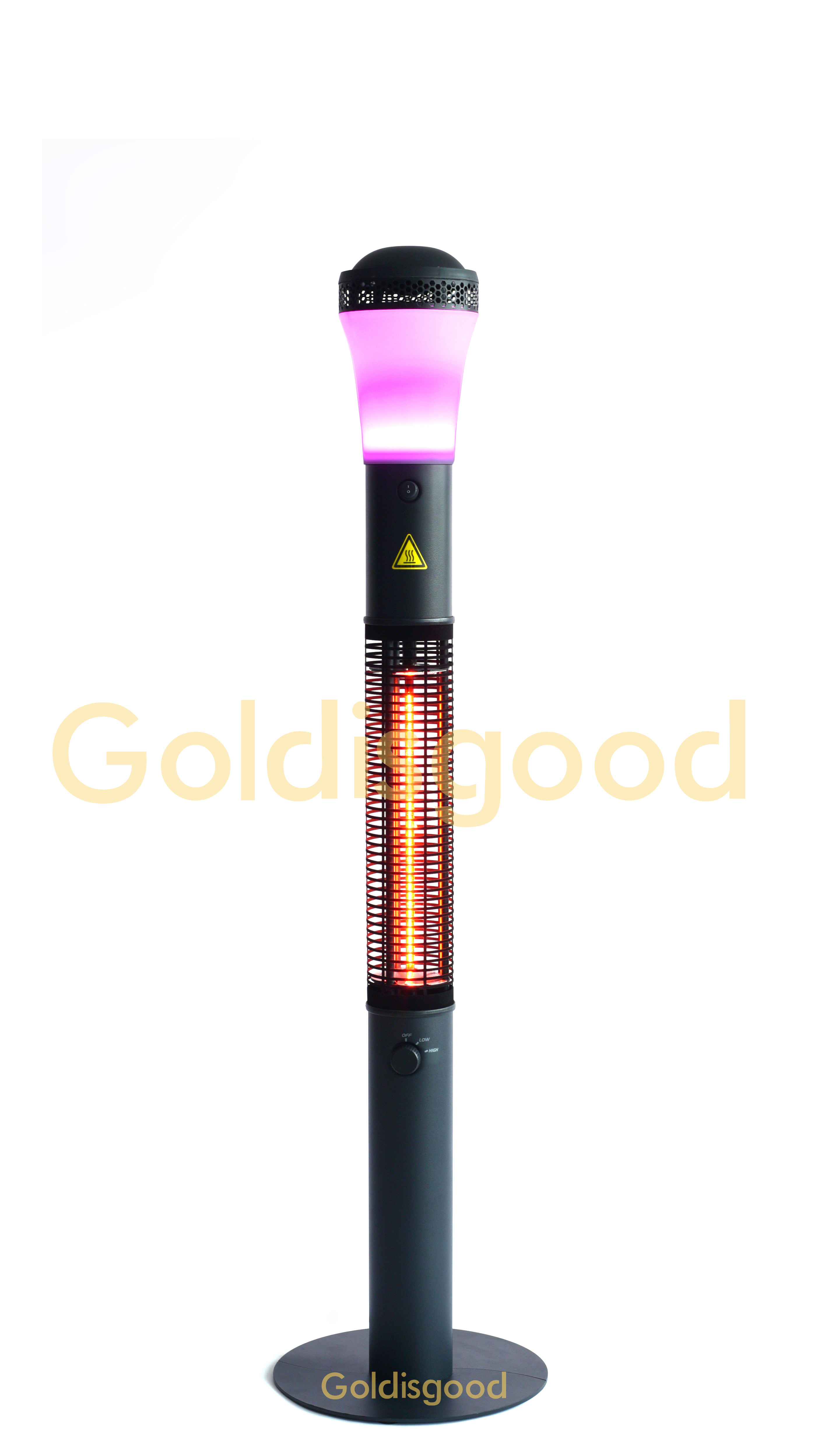Recessed infrared ceiling heater