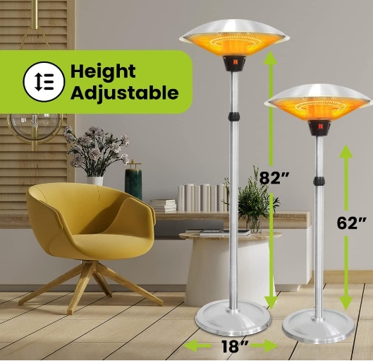 Factory ceiling radiant heater
